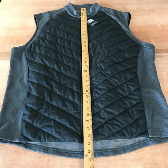 PGA Tour Puffer Vest Jacket Men XXL Black Full Zip Water Resistant Zip Pocket - Picture 5 of 11